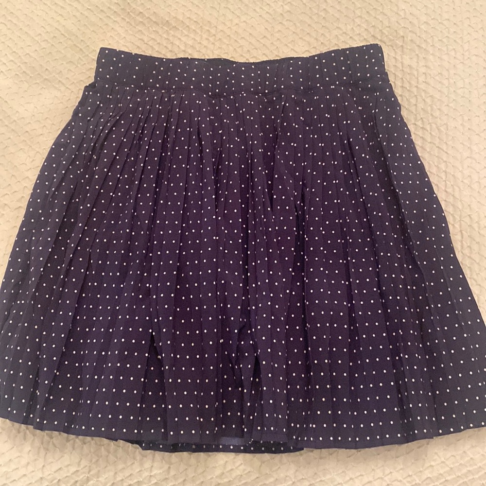 G/Fore pleated polka dot skirt